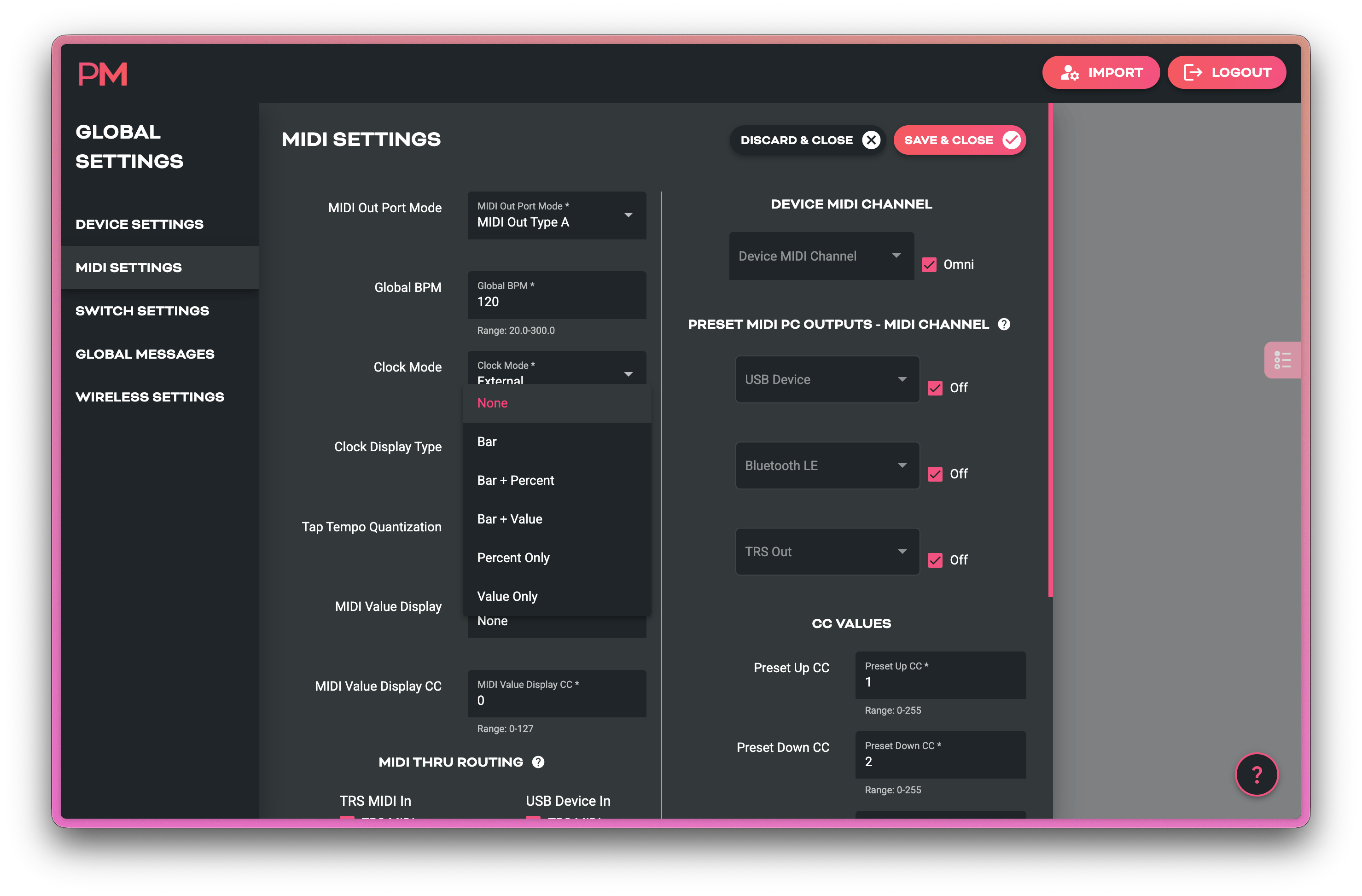 Scribble Bar Graph Options